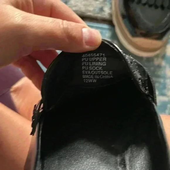 Torrid vegan patent leather platform penny loafer 12ww NWOB - Picture 8 of 9